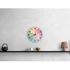 Abstract bohemian style clock
