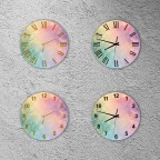 Abstract bohemian style clock