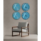 Geometric style simple wall clock