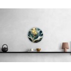 Imitation marble wall decoration