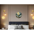 Imitation marble wall decoration
