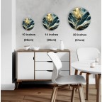 Imitation marble wall decoration