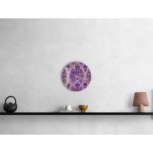 Magenta Abstract Wall Decor