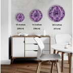 Magenta Abstract Wall Decor