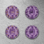 Magenta Abstract Wall Decor
