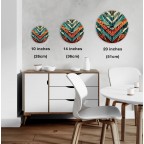 Modern abstract wall clock