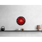 Swirl pattern wall clock