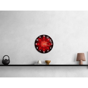 Swirl pattern wall clock