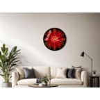 Swirl pattern wall clock
