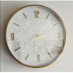 Tempered glass wall clock